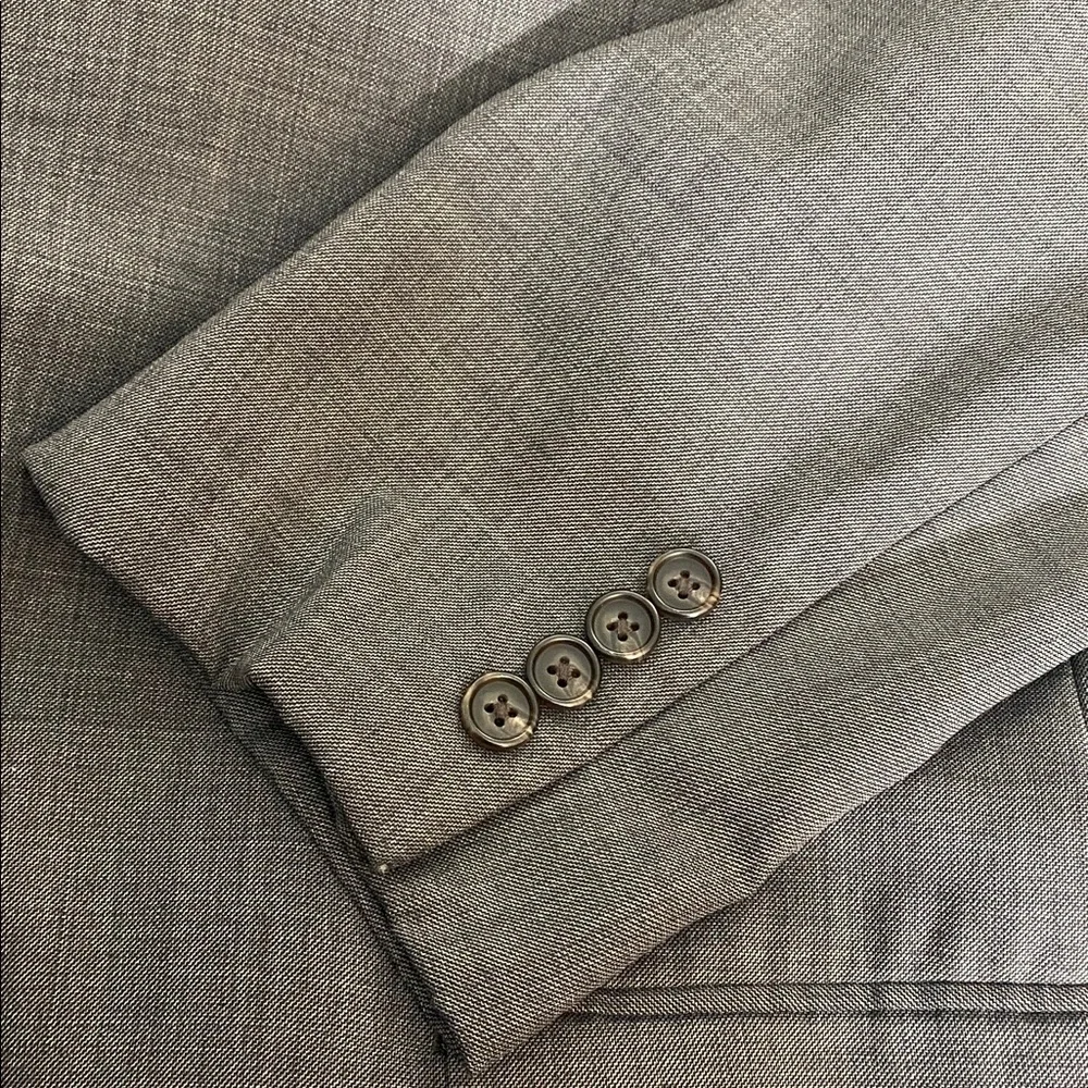 Ralph Lauren Wool Men's Gray Vintage Suit Blazer - Picture 6 of 16